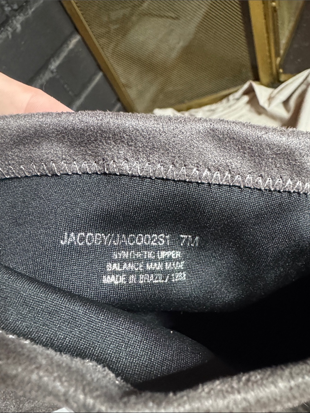 Macy's Gray Over-the-Knee Block Heel Boots - Picture 4 of 5